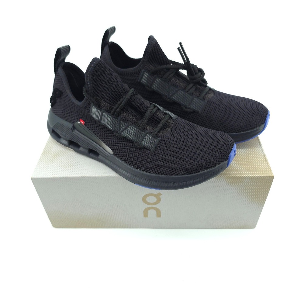 On Running Womens Cloudeasy Sensa Knit Sneakers All Black Size 6 Lightweight